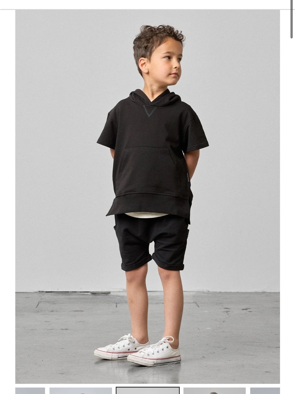 NWT! Little Bipsy short sleeve hoodie